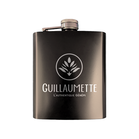 Flasque de génépi en métal | Guillaumette Authentique | Liqueur de génépi
