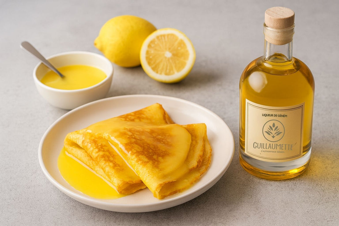 🥞 Crêpes au citron et au génépi Guillaumette