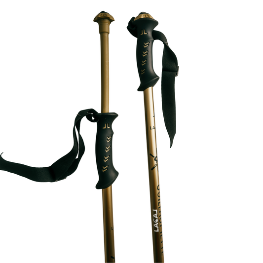 Bâton de ski alpin avec réservoir à liqueur 2x 2cl | Guillaumette x Ski Center