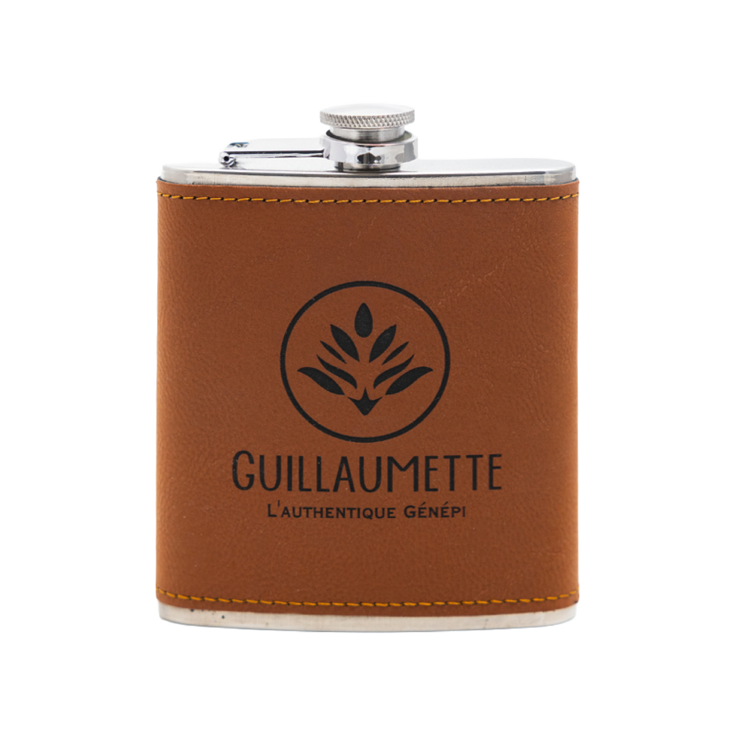 Flask of Genepi | Authentic Guillaumette | Genepi Liqueur